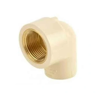 astral CPVC Pro 1x1 inch 90 deg CPVC & Brass FPT Elbow,
