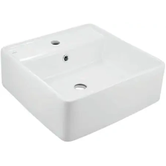 nitaibathhomes PRODUCT DETAILS: Size(LxBxH)cm: 42x42x15.5 cm; Mount Type: WALL HUNG; Shape: SQUARE; No. of Faucet Holes: 1 Hole SPECIFICATIONS: Color: WHITE; Material: High Quality Durable Ceramic; Series: CONTINENTAL WARRANTY: 10 Years Standard Manufacturer's Warranty on Ceramic. Please check brand's website and warranty policy for more details. DESIGN SERIES: CONTINENTAL - The Continental Series exudes timeless charm and sophistication, making it a perfect choice for individuals who desire a classic and refined bathroom ambiance with enduring appeal. CARE INSTRUCTIONS: Clean regularly with non-abrasive cleaners, avoid harsh chemicals like Acid or cleaners to avoid scaling and discoloration. Wipe with Dry cloth where necessary.