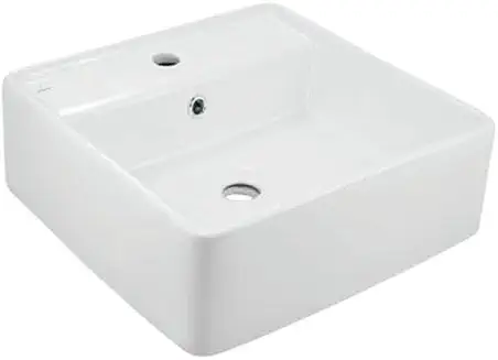 21wsrVpcXlL._AC_UY327_FMwebp_QL65_ nitaibathhomes PRODUCT DETAILS: Size(LxBxH)cm: 42x42x15.5 cm; Mount Type: WALL HUNG; Shape: SQUARE; No. of Faucet Holes: 1 Hole SPECIFICATIONS: Color: WHITE; Material: High Quality Durable Ceramic; Series: CONTINENTAL WARRANTY: 10 Years Standard Manufacturer's Warranty on Ceramic. Please check brand's website and warranty policy for more details. DESIGN SERIES: CONTINENTAL - The Continental Series exudes timeless charm and sophistication, making it a perfect choice for individuals who desire a classic and refined bathroom ambiance with enduring appeal. CARE INSTRUCTIONS: Clean regularly with non-abrasive cleaners, avoid harsh chemicals like Acid or cleaners to avoid scaling and discoloration. Wipe with Dry cloth where necessary.
